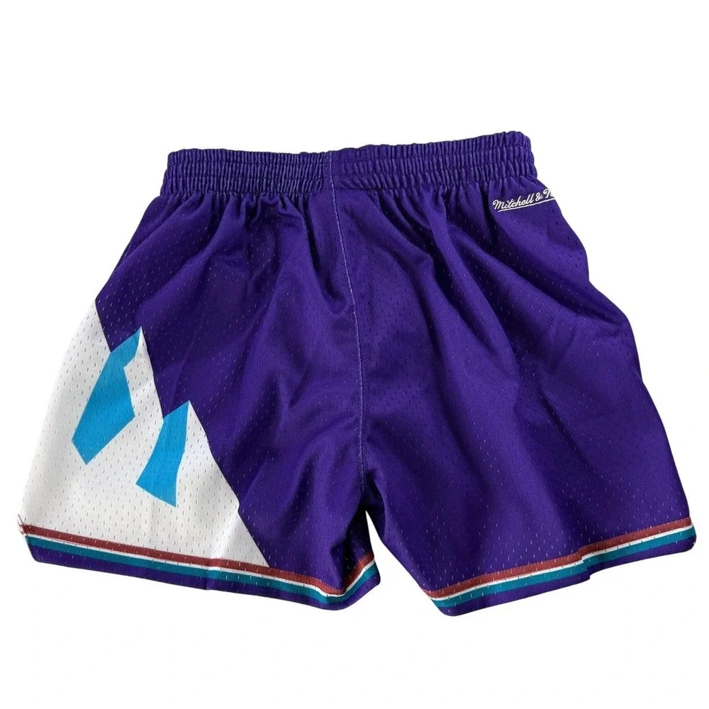 Mitchell & Ness Utah Jazz Hardwood Classics Basketball Shorts Womens Small NEW